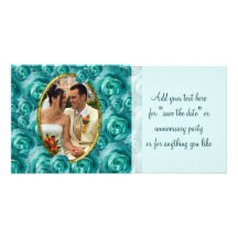 Roses Frame Photo Card