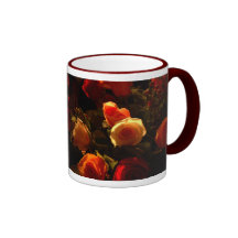 Roses I - Orange, rouge et gloire d'or Tasses