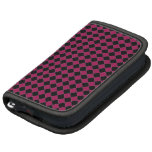 Roses indien et conception de diamant noir agendas folio