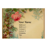 ROSES & JASMINES MONOGRAM GEM pink gold Business Card