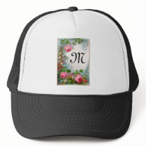 ROSES & JASMINES MONOGRAM MESH HATS