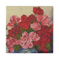 Roses & Peonies Magnet
