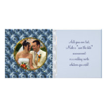 Roses/Photo Customized Photo Card
