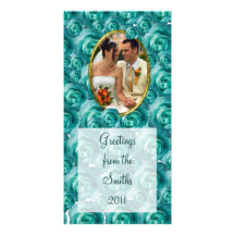 Roses/Photo Picture Card