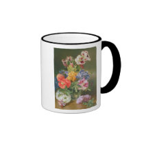 Roses, Poppy and Pelargonia mugs
