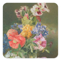 Roses, Poppy and Pelargonia stickers