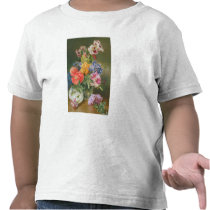 Roses, Poppy and Pelargonia t-shirts