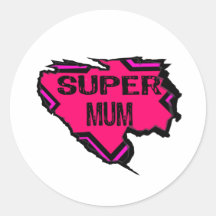 Roses superbes déchirés des textes de Maman-De ret Autocollant