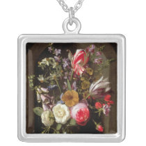 Roses, Tulips and other Flowers necklaces