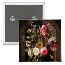 Roses, Tulips and other Flowers buttons