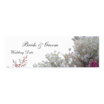Roses Wedding Favour Tag