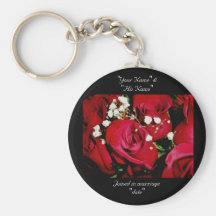 Roses Wedding Keychain