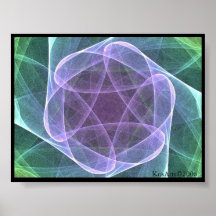 rosey fractal poster