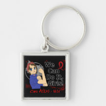 Rosie Anime WCDI AIDS Keychain