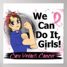 Rosie Anime WCDI Breast Cancer Poster