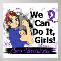 Rosie Anime WCDI Sarcoidosis Print