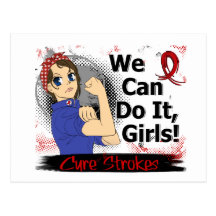 Rosie Anime WCDI Stroke Postcards