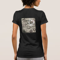 Rosie Army Wife Destroyed T-shirt t-shirts