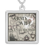 Rosie Army Wife Necklace (Square)