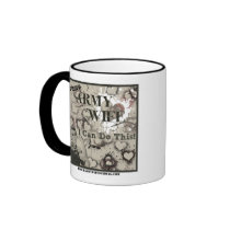 Rosie Army Wife Trimmed Mug Large