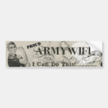 Rosie Bumper Sticker Army Wife