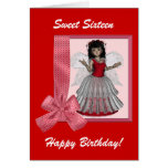 Rosie Cheeks Angel Birthday Card