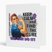 Rosie Keep Calm Alzheimer's Binders