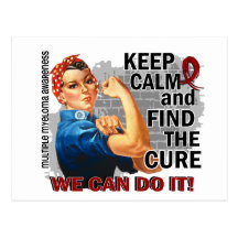 Rosie Keep Calm Multiple Myeloma.png Post Card