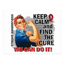 Rosie Keep Calm Stroke.png Post Card