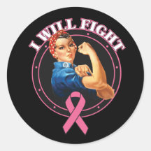 Rosie le rivoir je combattrai le cancer du sein adhésif