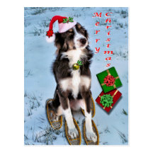 Rosie & Presents-customize Post Card