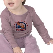 Rosie Riveter Proud American Infant T-shirt