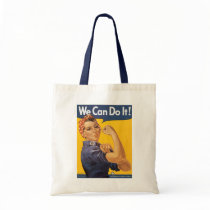 Rosie the Riveter Canvas Bag