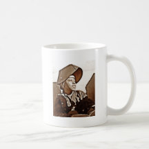 Rosie the Riveter in Welding Hood Coffee Mug