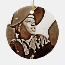 Rosie the Riveter in Welding Hood Ornaments