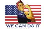 Rosie the Riveter Patriotic t shirt