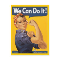 Rosie The Riveter Postcard