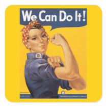 Rosie the Riveter Stickers