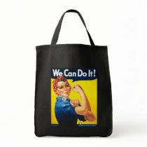 Rosie the Riveter, We Can Do It! Canvas Bag