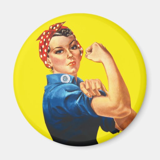 Rosie the Riveter, We Can Do It! Refrigerator Magnet