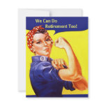 Rosie The Riveter We Can Do Retirement Invitations