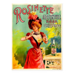 Rosinette Absinthe Rose Oxygénée Postcard