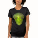 Roswell 3D Alien Head Extraterrestrial Women's Dar t-shirts