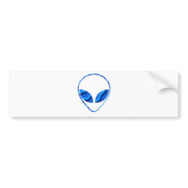 Roswell Alien Bumper Sticker
