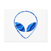 Roswell Alien Postcard