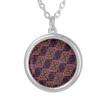 rosy ornate tiled pattern jewelry
