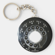 Rotary Phone Keychain