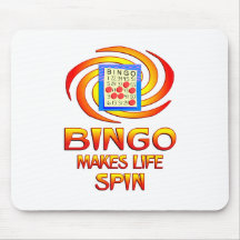 Rotations de bingo-test tapis de souris