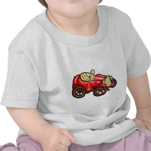 Rotes altes Auto T-shirt