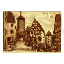 Rothenburg Germany 1907 vintage Cards